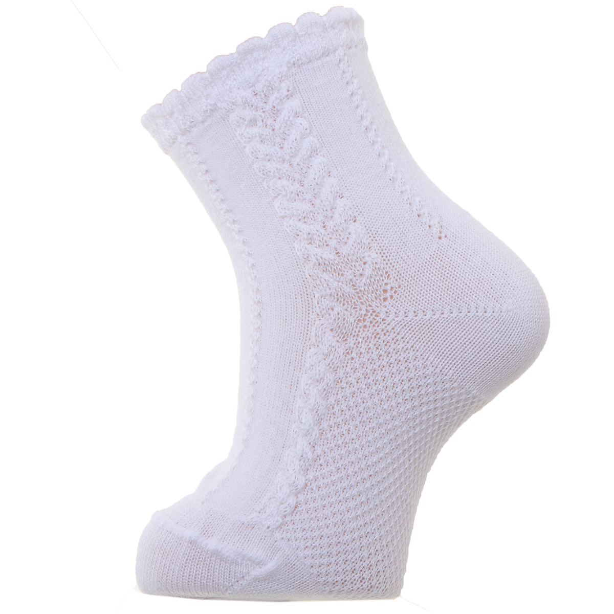 Spanish Condor Baby White Dress Socks