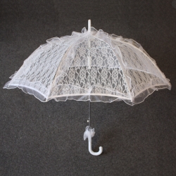 Lace White First Holy Communion Parasol