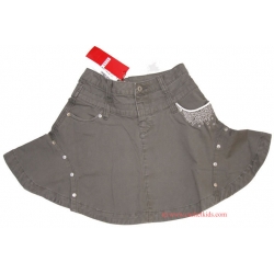 ELLE E13150 skirt in khaki grey
