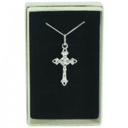 Annulet Cross Communion Pendant Necklace In Gift Box