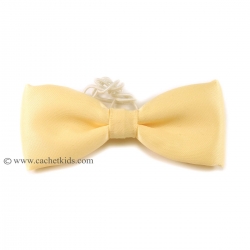 Boys bow tie in light gold colour 6m To 12yrs