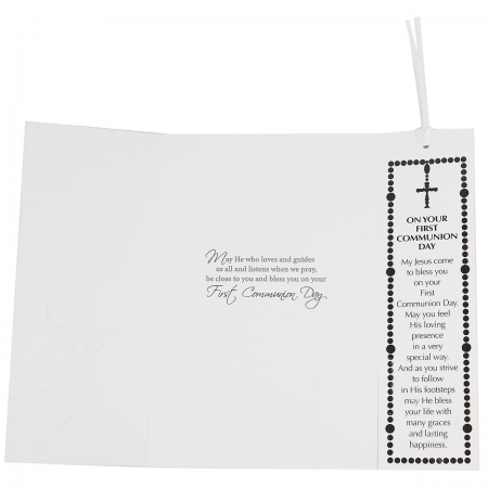 First Holy Communion Day Card With A Bookmarker #3