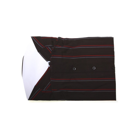 Ben Sherman boys party shirt in black with red stripes #2