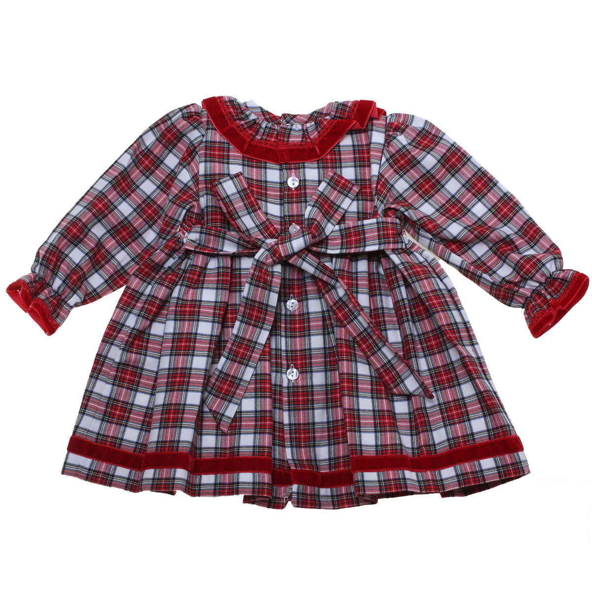 baby tartan dress