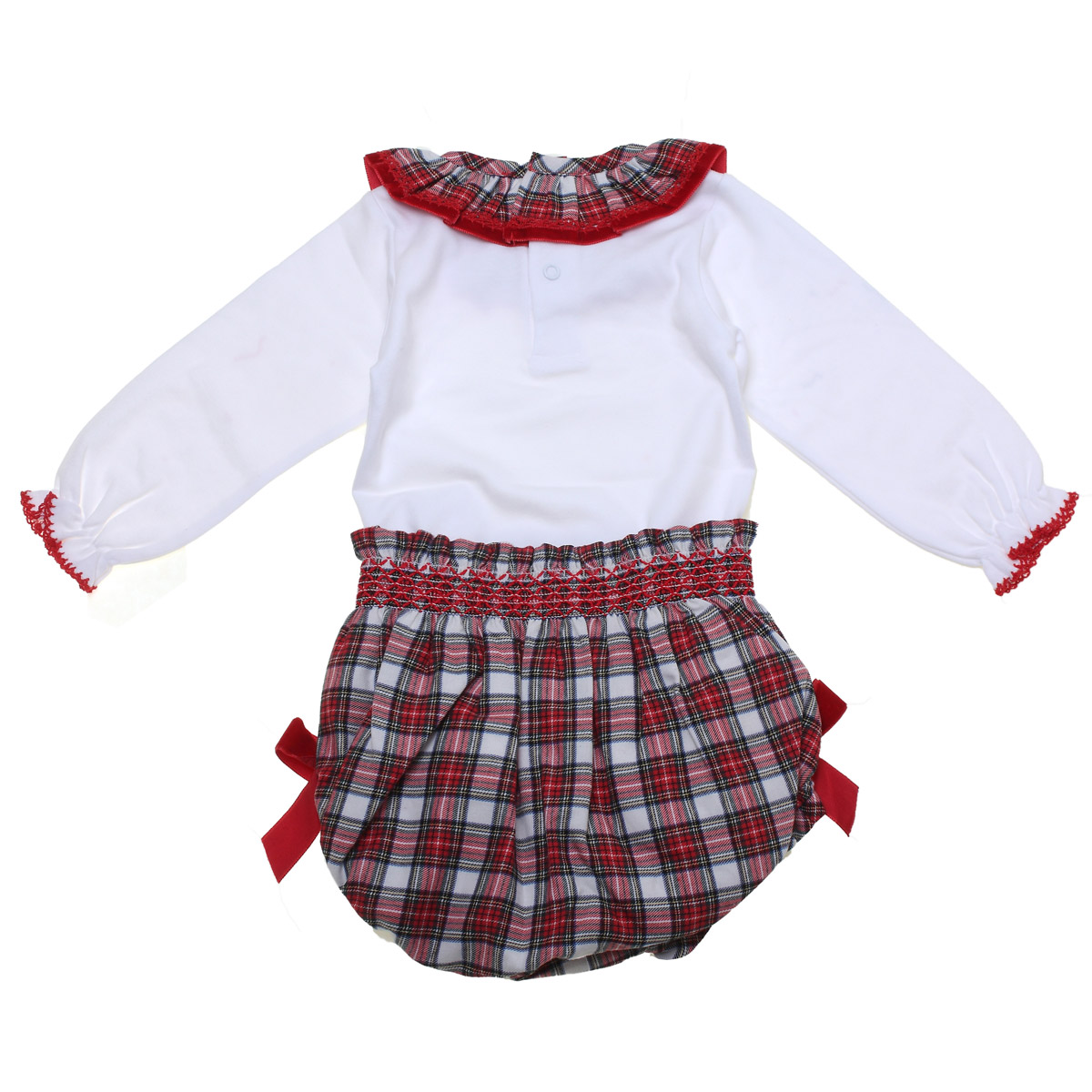 baby tartan outfit