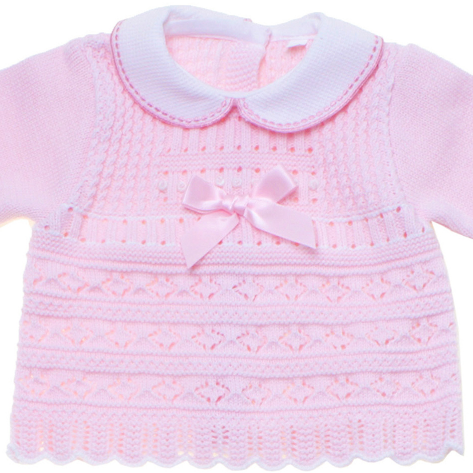 Baby Girls Pink Summer Knitted Set