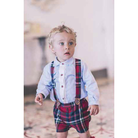 boy tartan christmas outfit