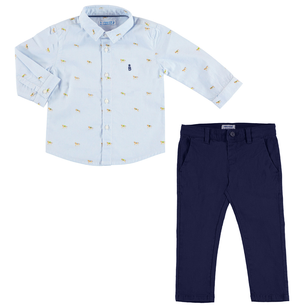 baby boy shirt and trouser set
