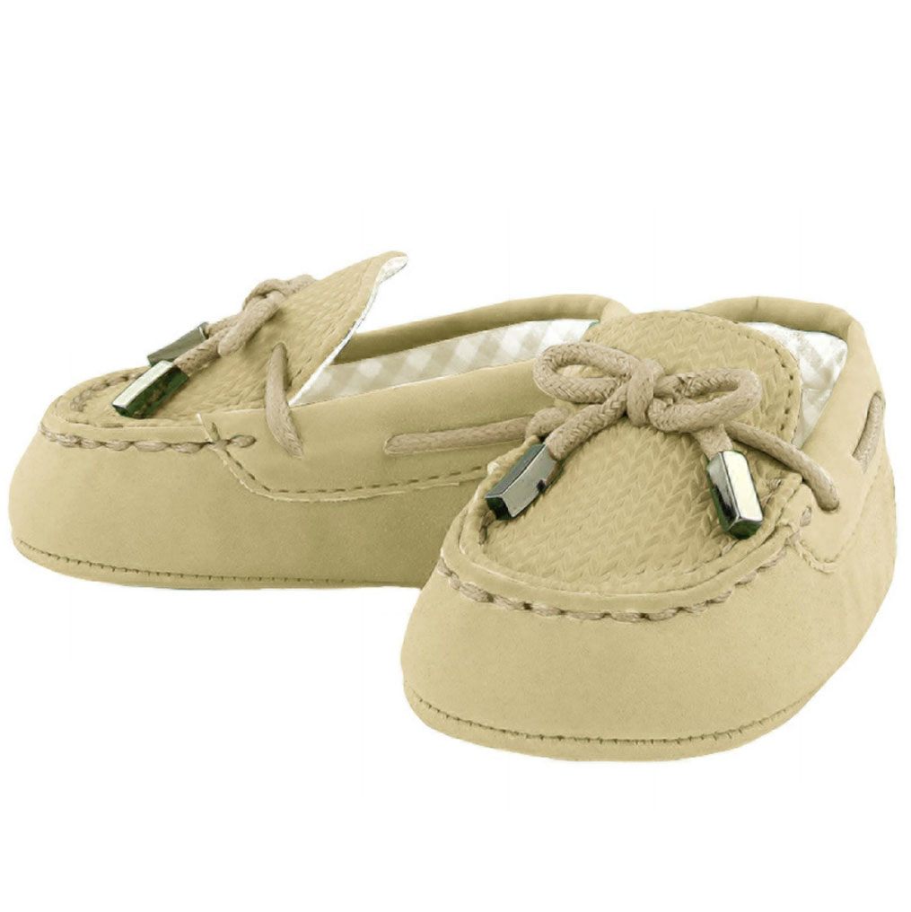 Maya & Oskar Baby Boy White Faux Leather Pram Shoes – Formal Party Christening Wedding, Sizes 3-18m