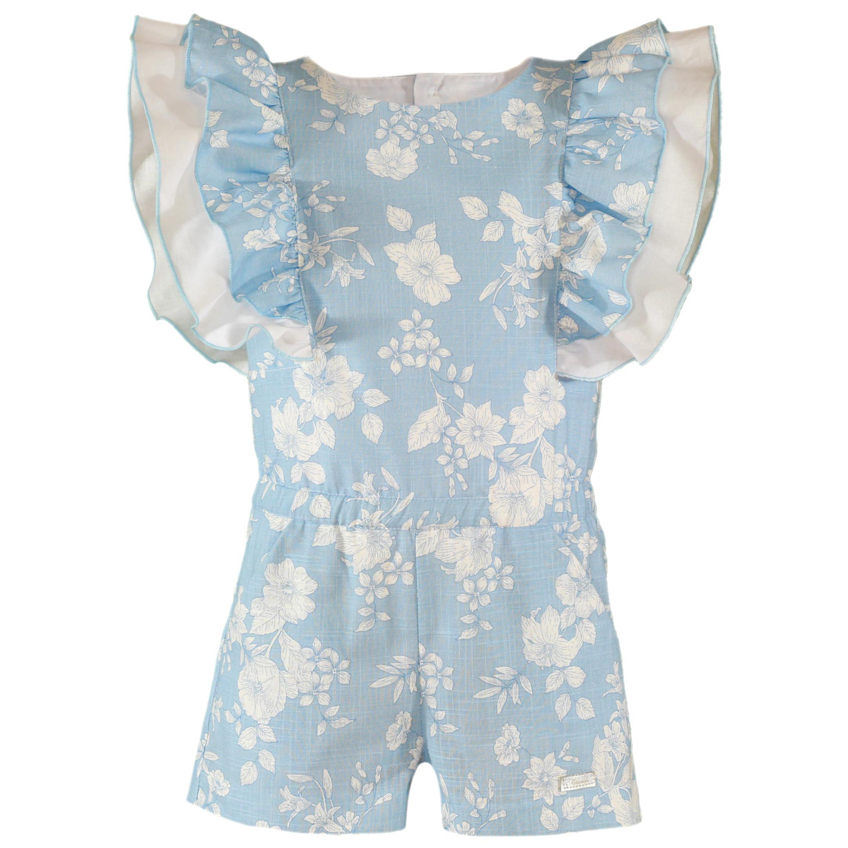 girls blue playsuit