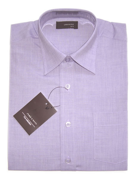 SALE Boy formal dress shirt cotton in two tones lilac | Cachet Kids