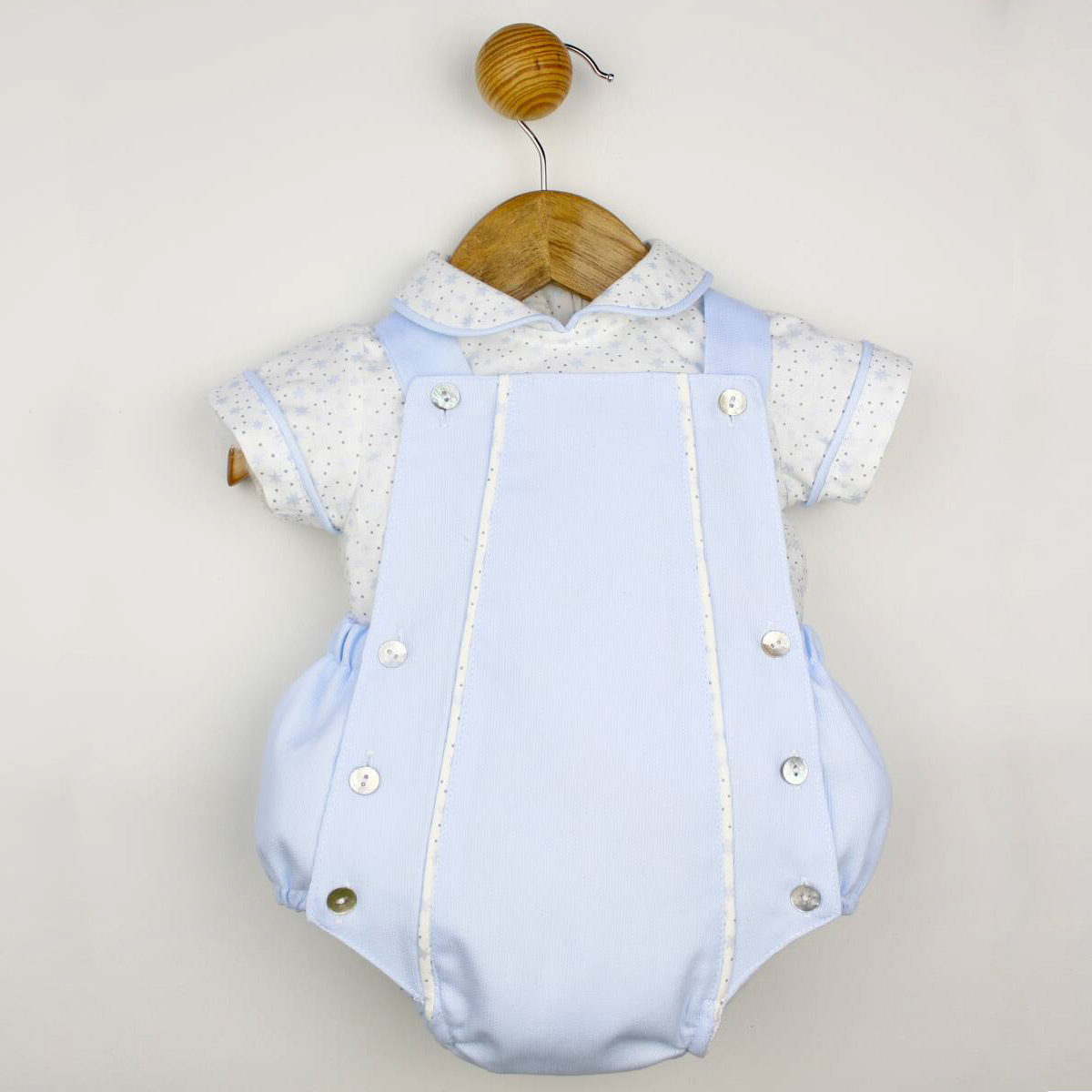 baby white dungarees