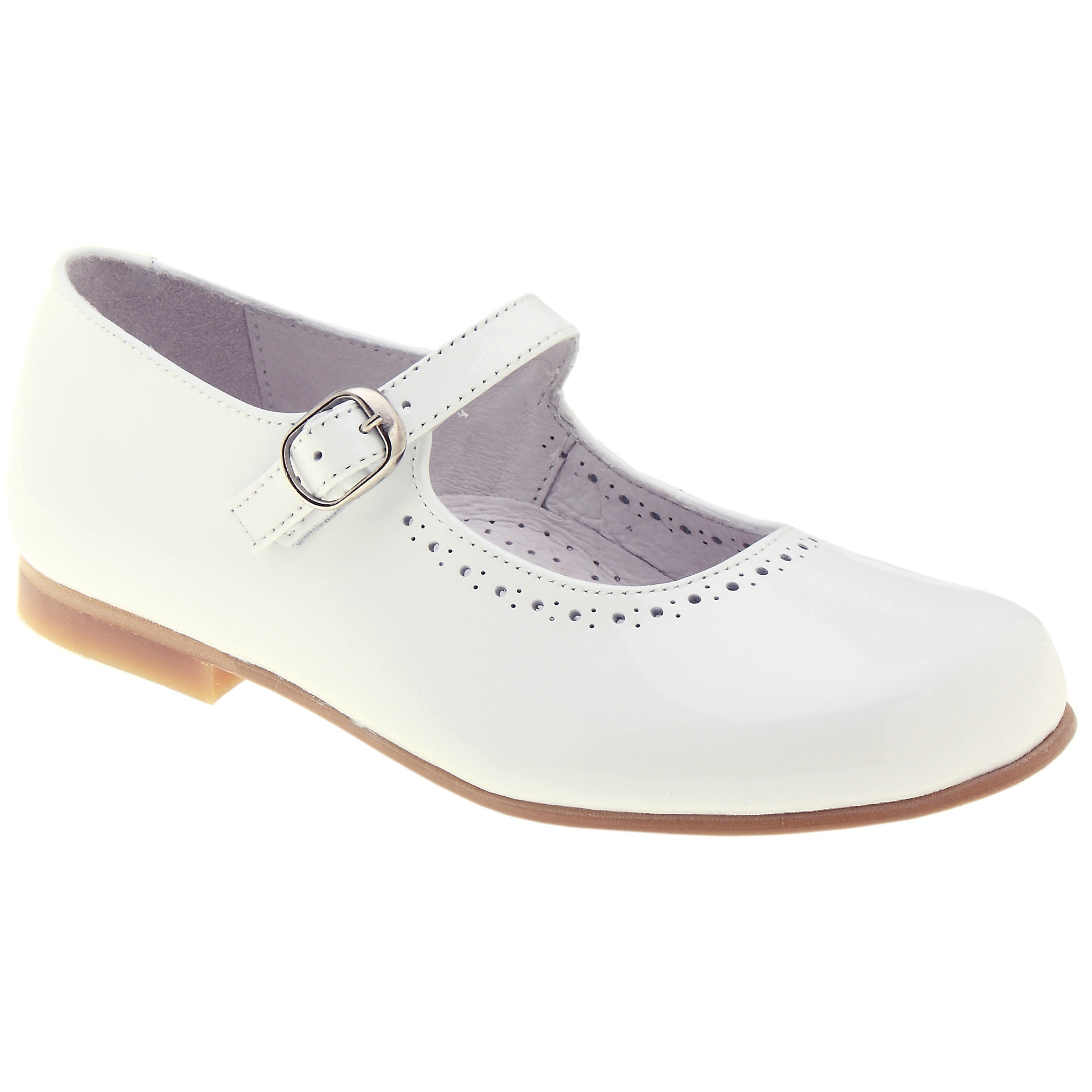 Mary Jane Style Girls White Patent Shoes Cachet Kids