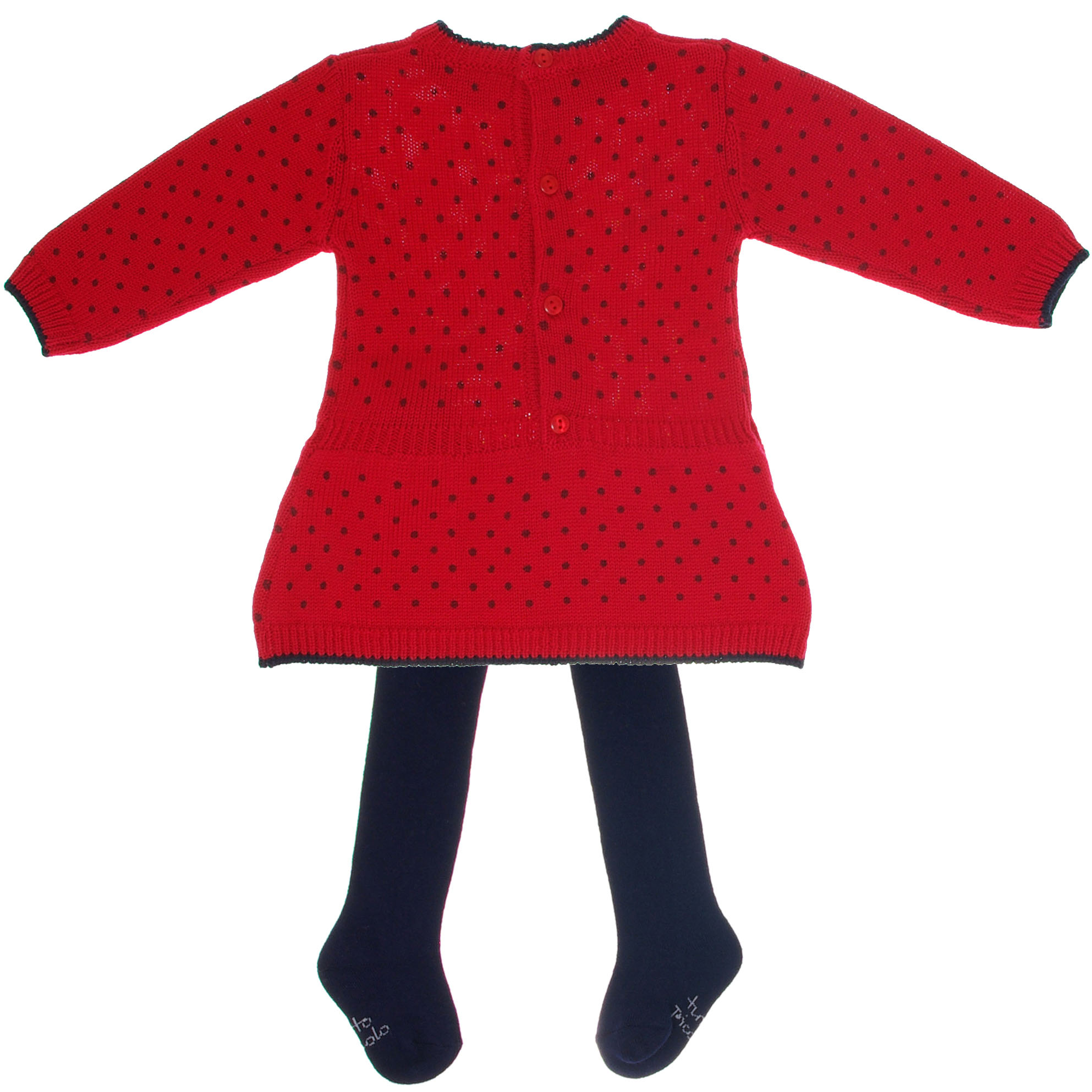 baby girl navy tights