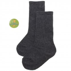 Grey Knee High Plain Socks