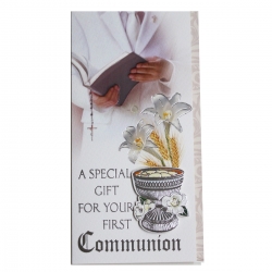 Boys Holy Communion 3D Gift Token Or Gift Money Wallet Holder