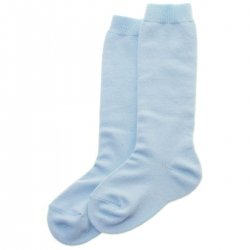 Blue Knee High Socks Made in Spain