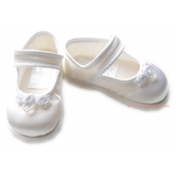 Baby Girls White Shoes First Walker