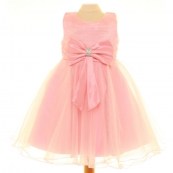 Special Occasions Pink Dress With Pink Bow