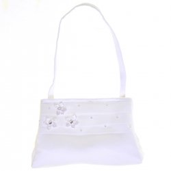 First Holy Communion Dolly Bag With 3 Flowers