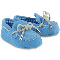 Mayoral Baby Boys French Blue Pram Shoes Moccasins Style