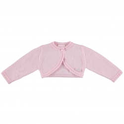 Mayoral Girls Rose Pink Bolero 100% Cotton