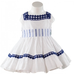 Sale Spring Summer Miranda Baby Dress Navy Lace