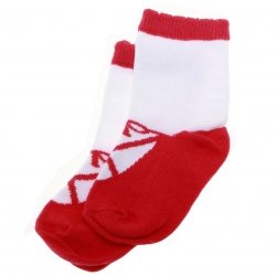 PEX Ballet Style Red Socks