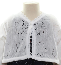 Baby Girls Cardigan With Flower Pattern 100% Cotton