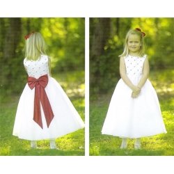 SALE Sarah Louise Ivory Dress With Beads Decoration