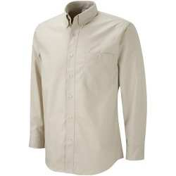 Mens Long Sleeved Shirt in Stone Colour