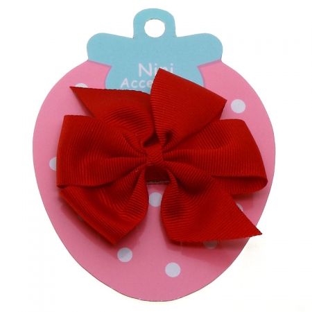 Red Boutique Bow Large Grosgain Ribbon