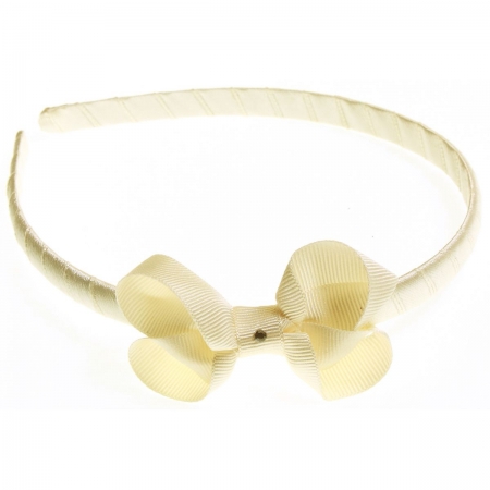 Ivory bow Alice band