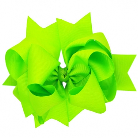 Large 8 inches Green Bow