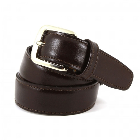 Boys Brown Belt Made In Spain 100% Leather