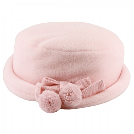 Spanish Albero Girls Winter Hat And Scarf Set With Pom Pom