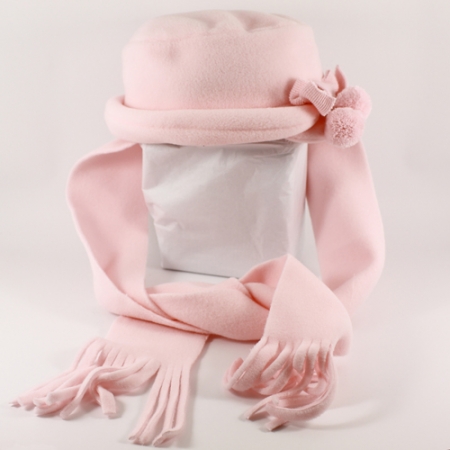 Spanish Albero Girls Winter Hat And Scarf Set With Pom Pom #3
