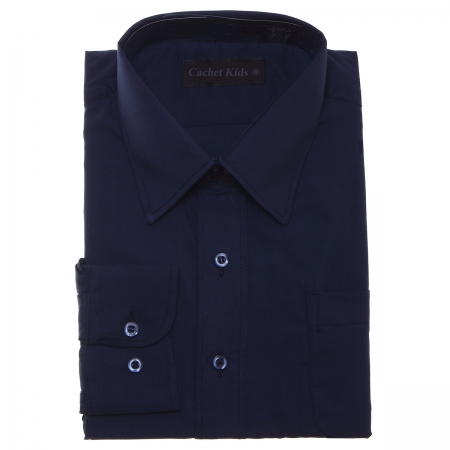 Boys Formal Shirt Boys Navy Shirt