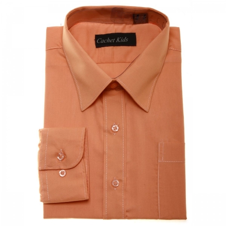 Boys Formal Shirt Boys Orange Shirt