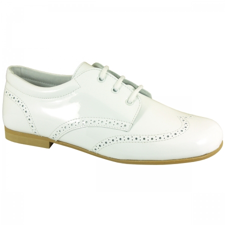 Boys White Patent Leather Shoes For Special Occasions