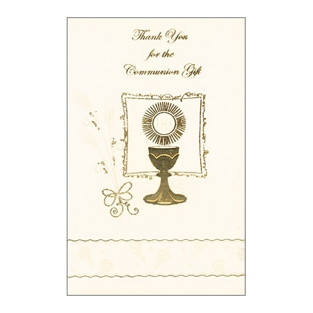 Pack of 12 Communion Thank You Cards