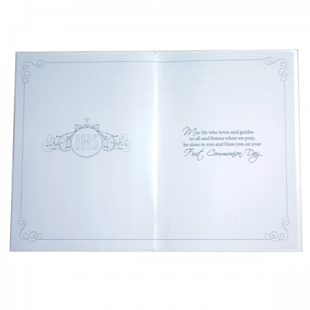 For A Lovely Granddaughter With Love On You First Holy Communion Card #2