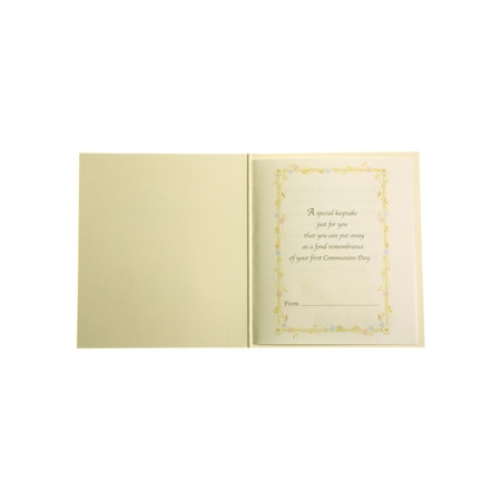 Handcrafted Remembrance of My First Communion Keepsake card #2