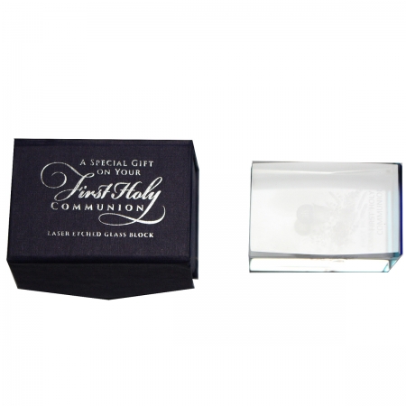First Holy Communion Gift Glass Paper Weight #2
