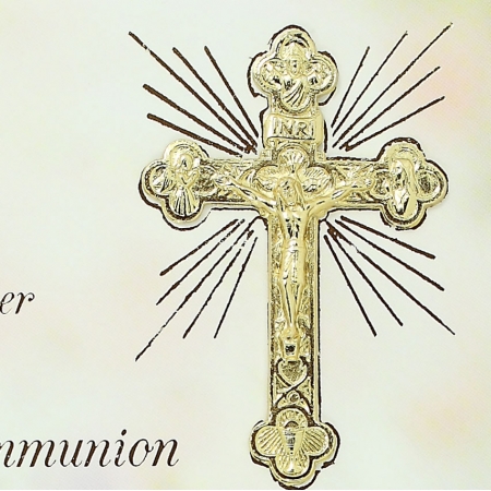 Dear Granddaughter On Your First Communion Keepsake Card #2