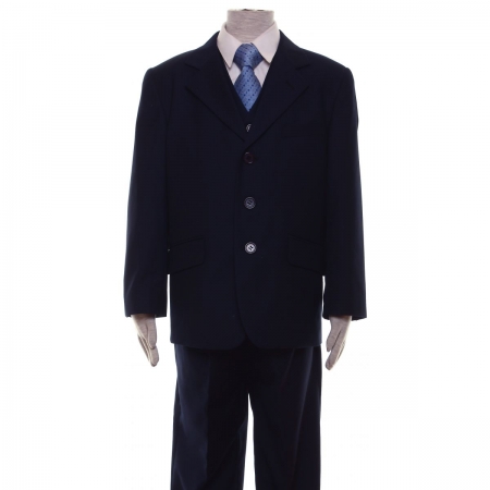 High Quality Boys Navy Suit 3 Piece