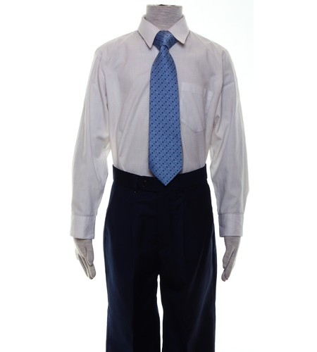 High Quality Boys Navy Suit 3 Piece #4