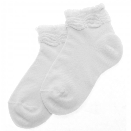 High Quality Spanish White Cotton Socks