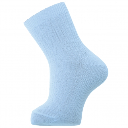 Baby Boys Summer Dress Socks in Baby Blue Colour