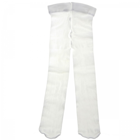 Condor Baby Girls Thin White Tights For Special Occasions